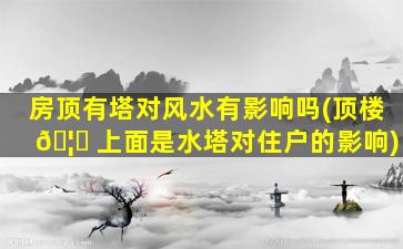 房顶有塔对风水有影响吗(顶楼 🦄 上面是水塔对住户的影响)